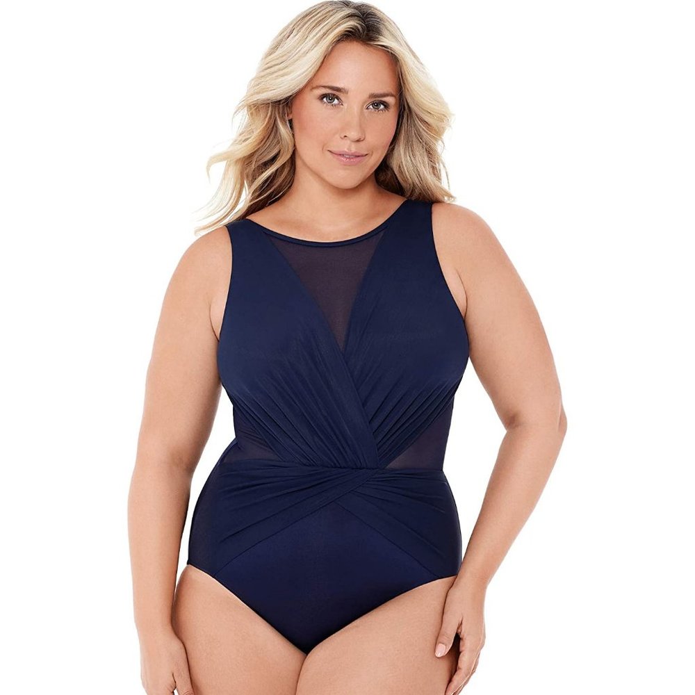 Miraclesuit Palma One Piece Midnight Blue 18W